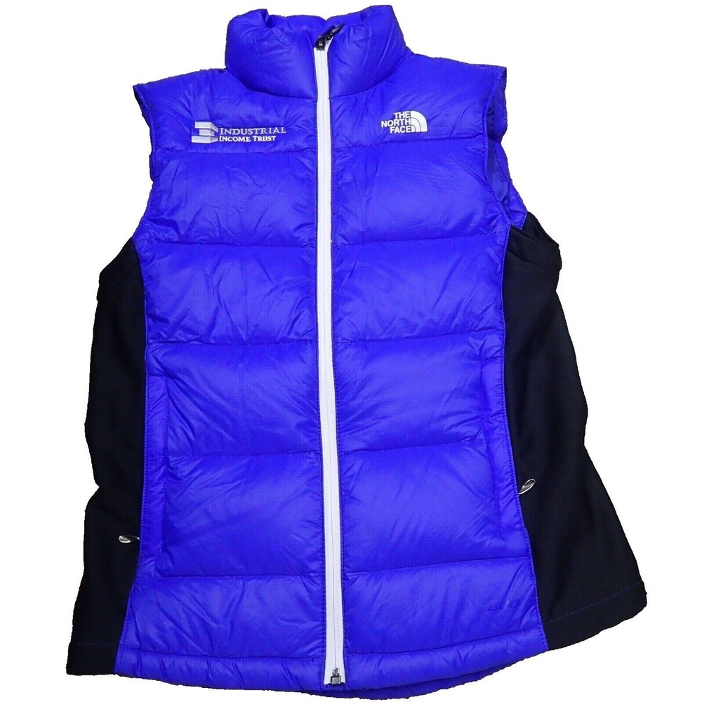 The North Face Puffer Vest Womens Small Blue Excellent 600-Fill‎ Down Insulated